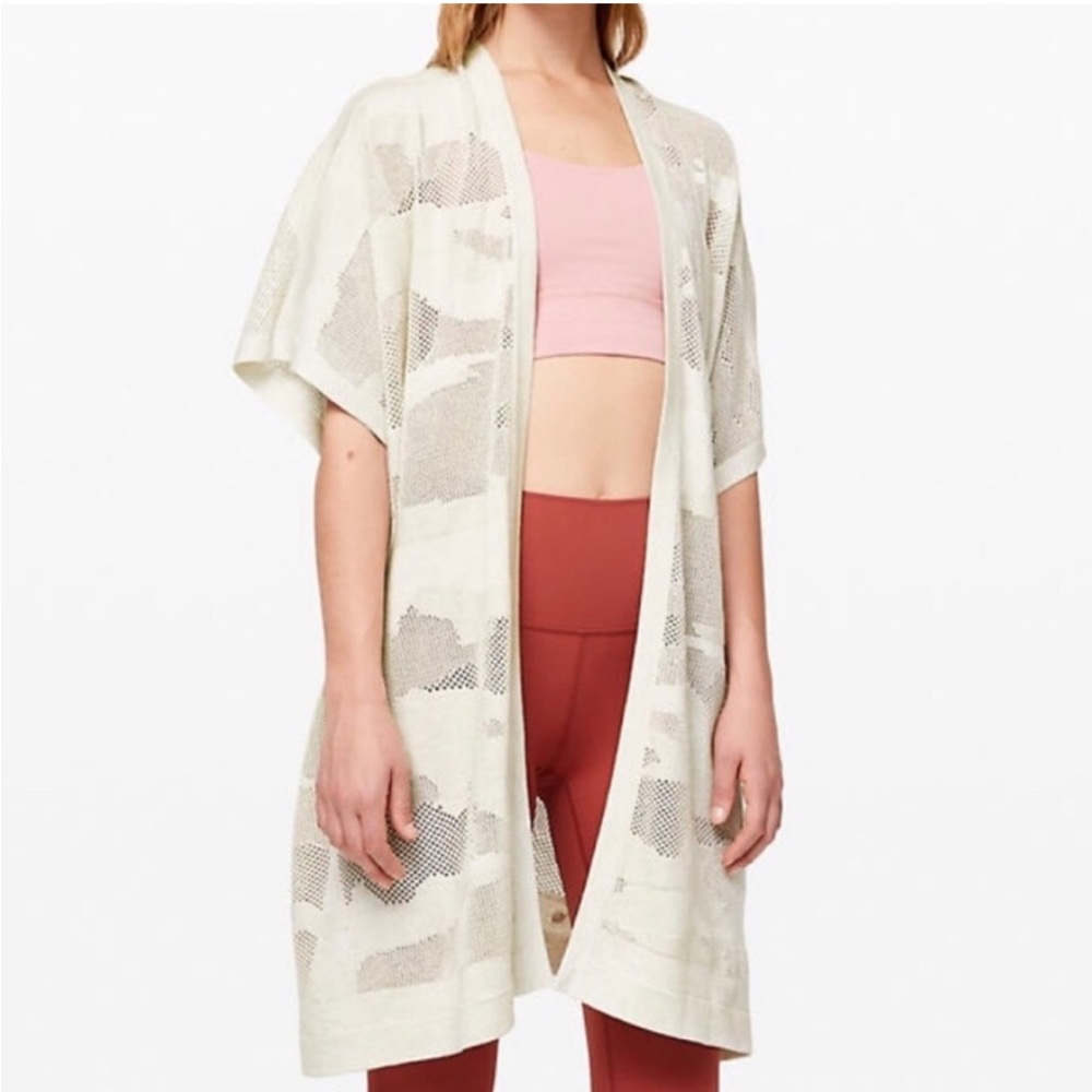 Lululemon Find Your Light Wrap Cardigan Ivory